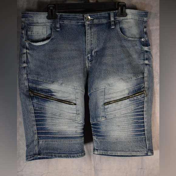 Vintage Southpole Denim Shorts Men’s Size 34 Zipper - Picture 1 of 5